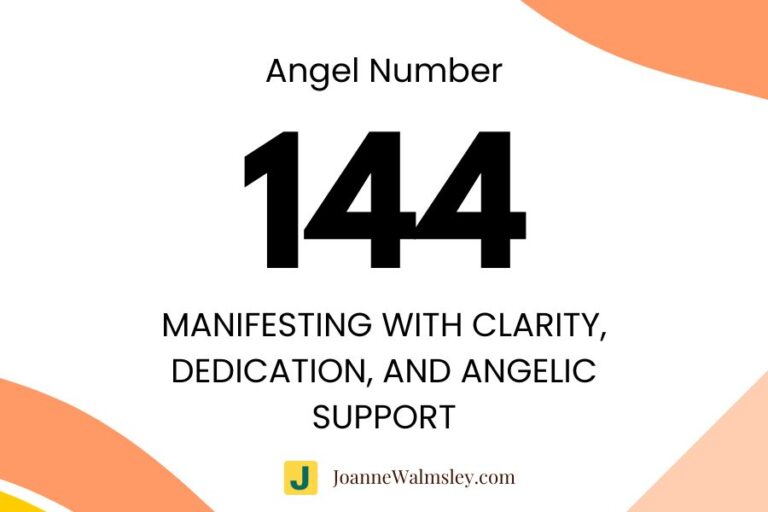 Angel Number 144 – Manifesting with Clarity, Dedication, and Angelic Support